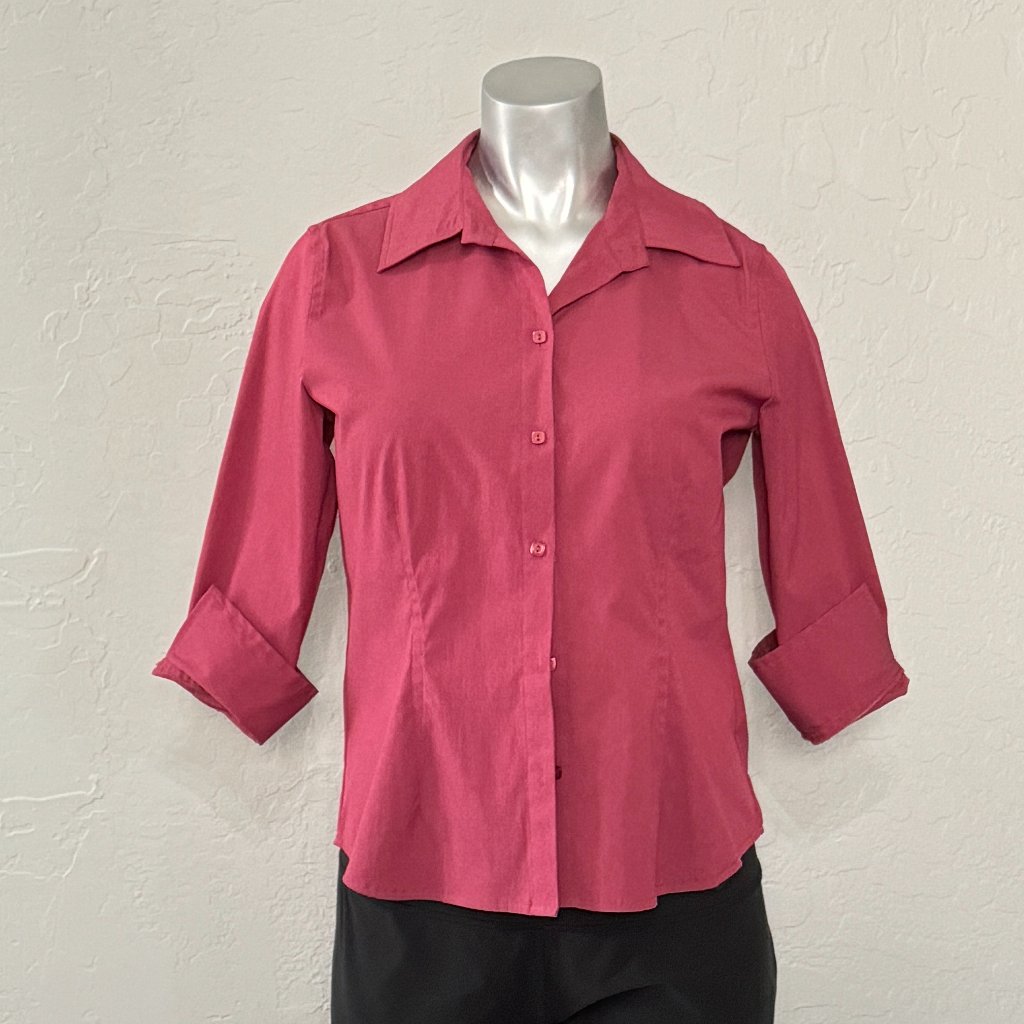 Magenta Button Down